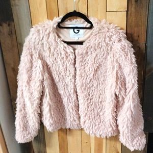G by Guess medium furry jacket